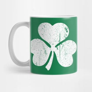 Irish Shamrock Weathered Mug